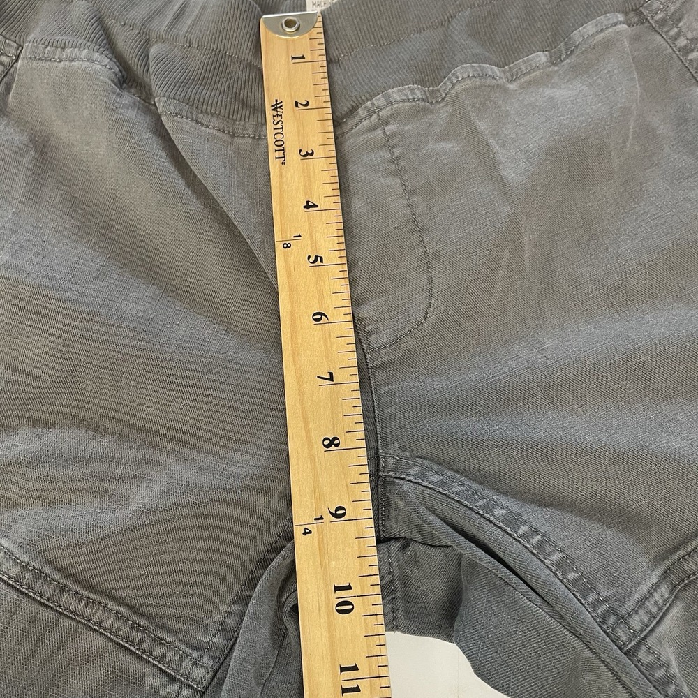 XCVI Pants Womens Large Cropped Utility Boho Pull-on Gray Gorpcore Granola L - Picture 7 of 8